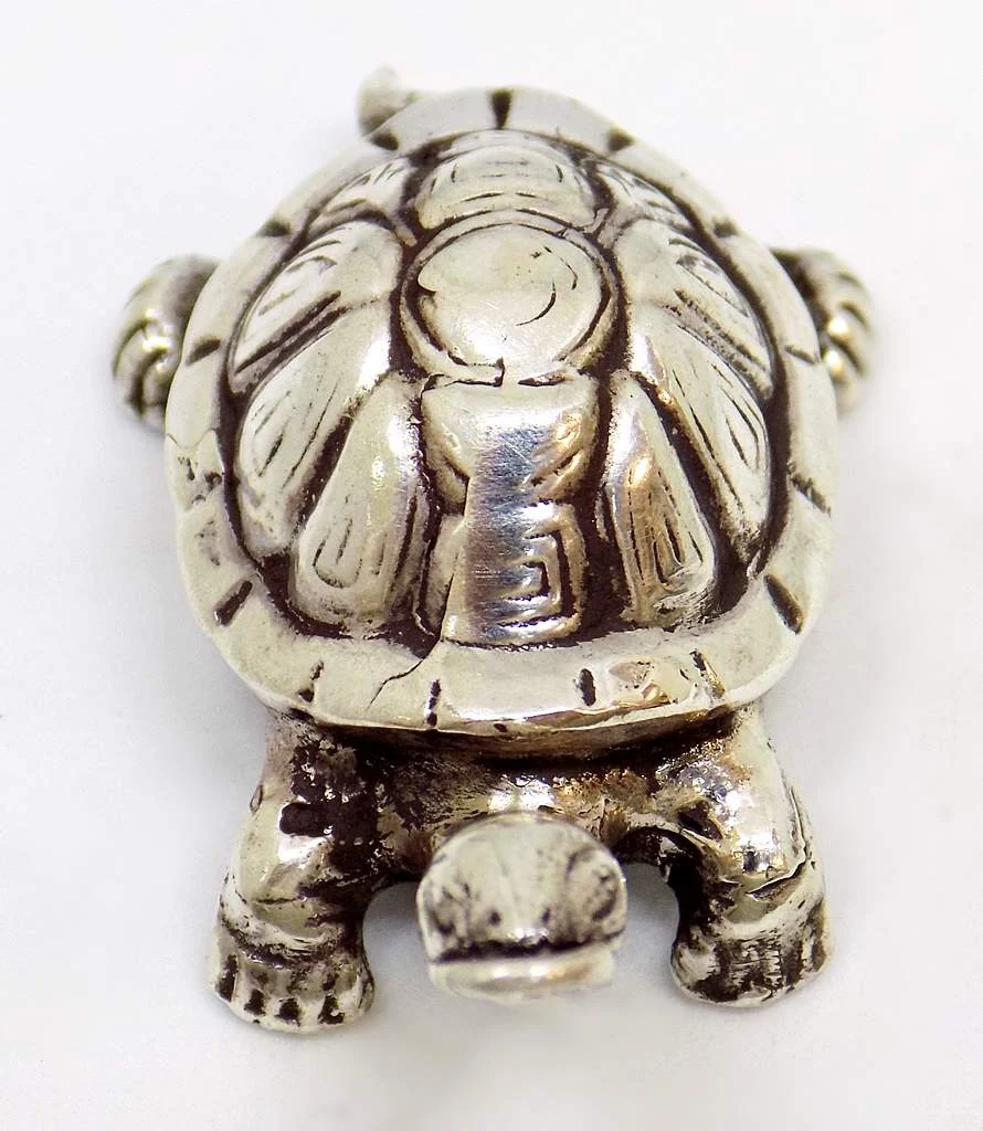 Ezüst teknős figura - Image 5