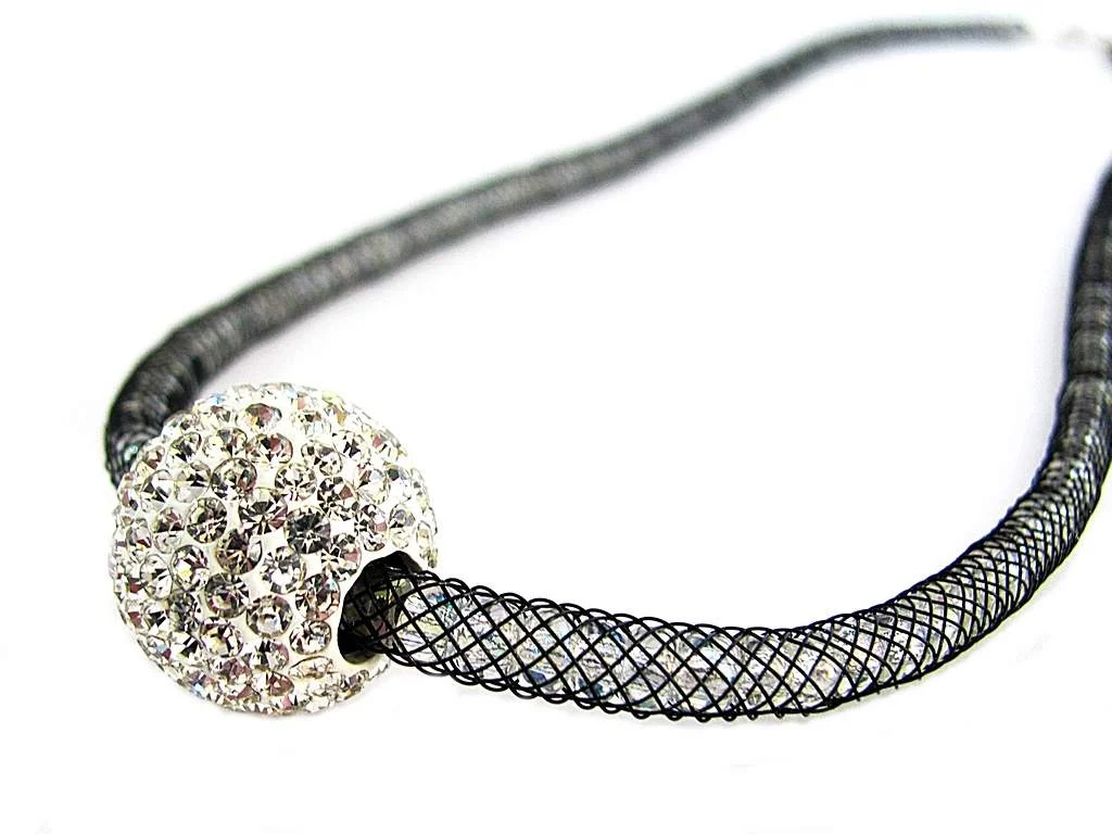 Női hálós lánc swarovski köves medállal - Image 2