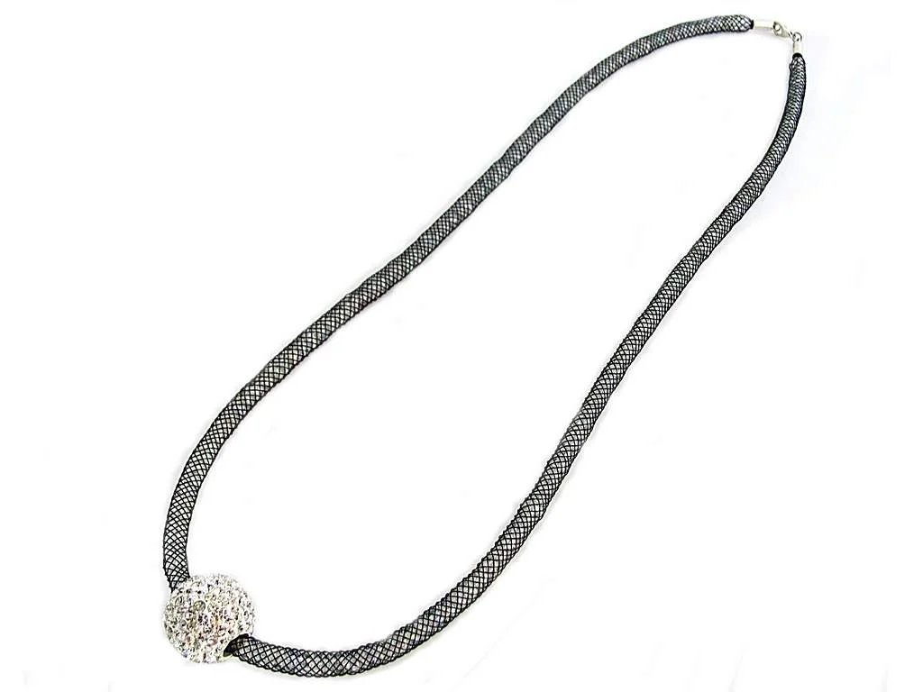 Női hálós lánc swarovski köves medállal - Image 3