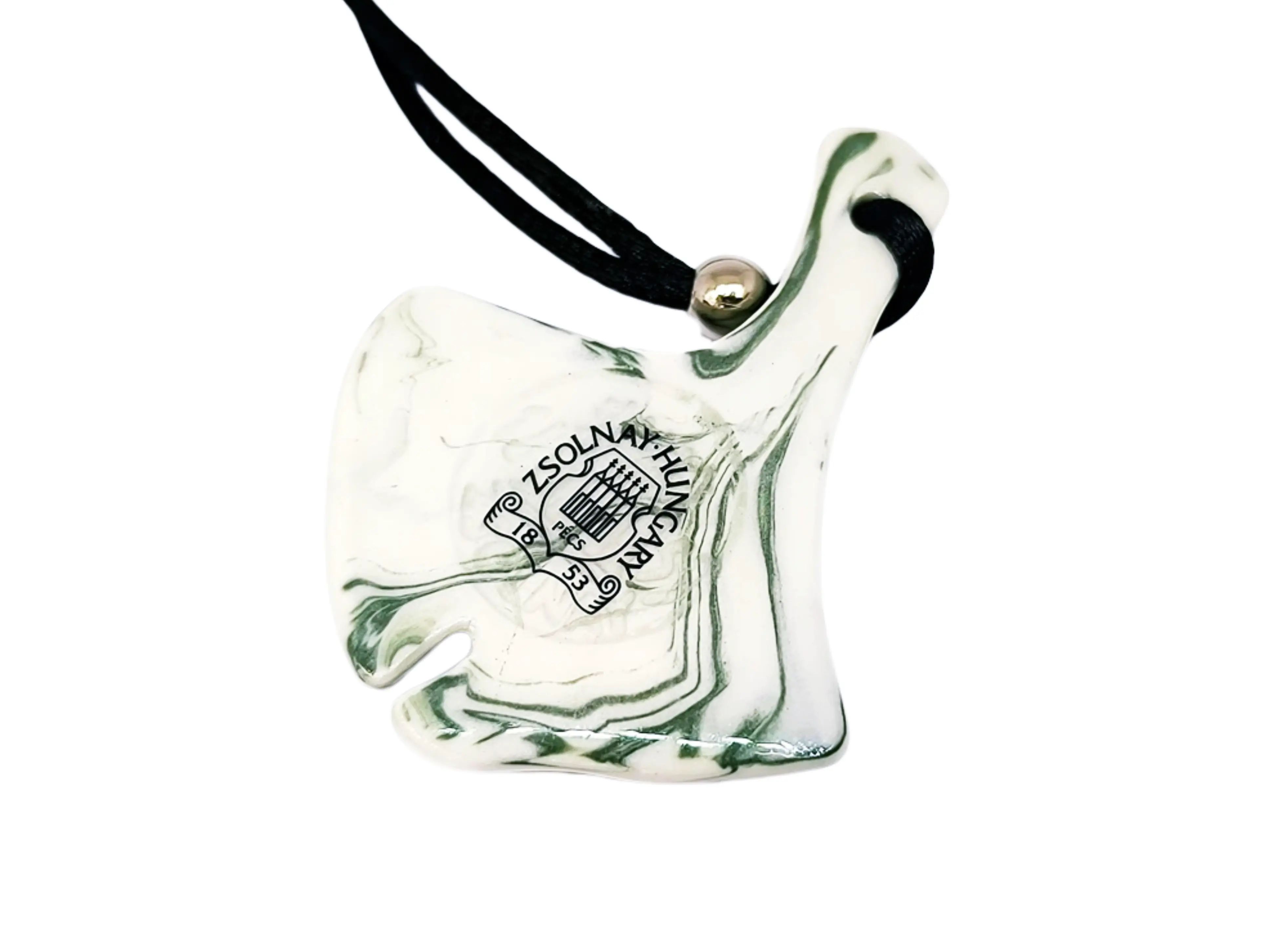 zsolnay porcelán ginkgo biloba medál