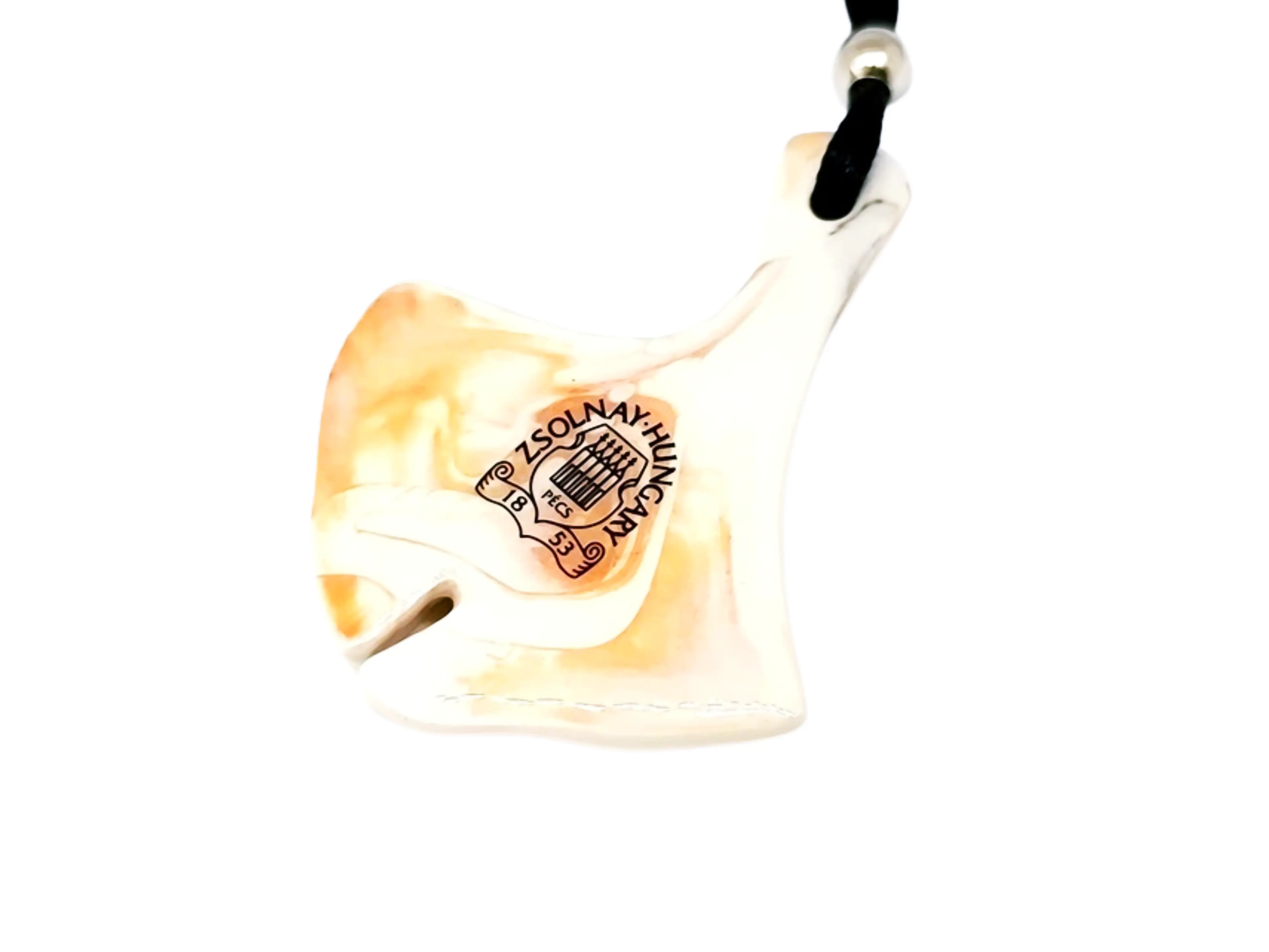 zsolnay porcelán ginkgo biloba medál