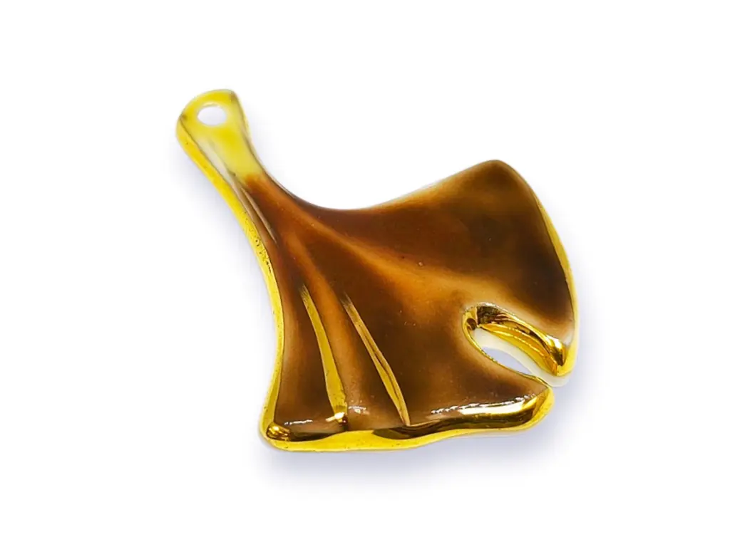 zsolnay porcelán ginkgo biloba medál