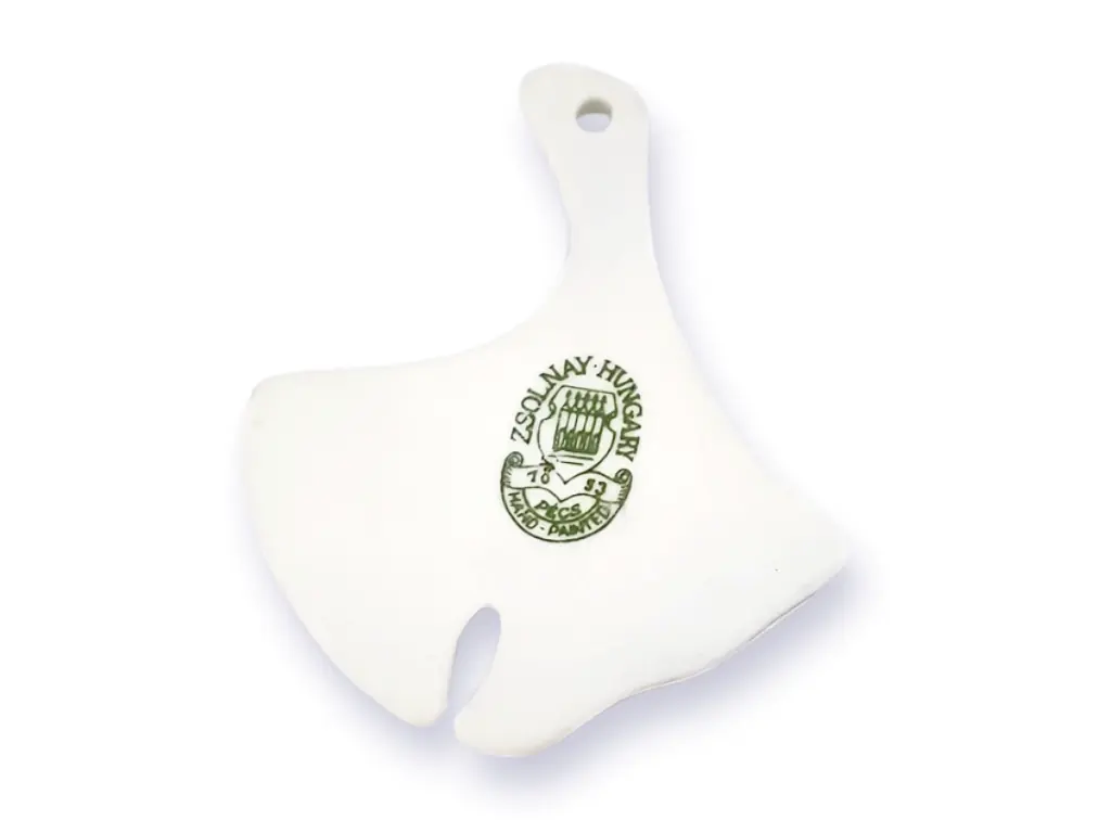zsolnay porcelán ginkgo biloba medál